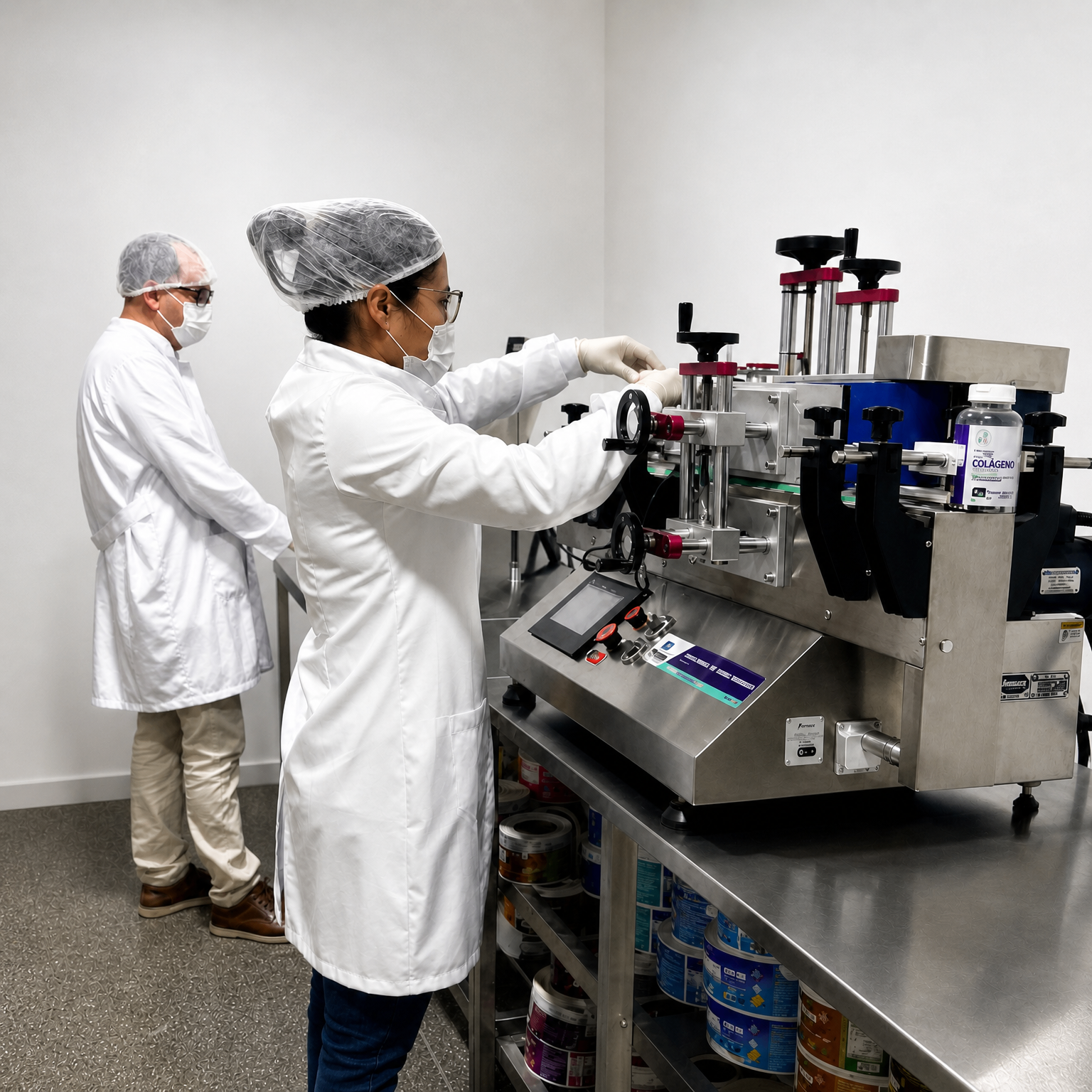 Laboratório e produção de suplementos E L Morbach com equipamentos modernos